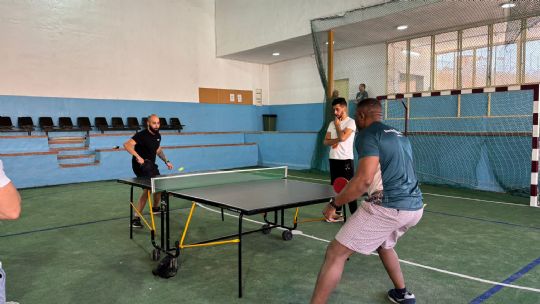 LA PE�A BARCELONISTA DE TOTANA ORGANIZA TORNEOS DE B�DMINTON, PING-PONG Y F�TBOL SALA EN EL CENTRO PENITENCIARIO MURCIA I