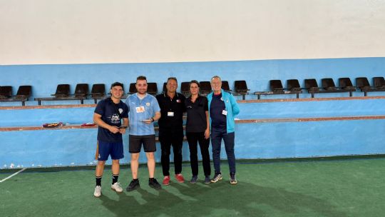 LA PE�A BARCELONISTA DE TOTANA ORGANIZA TORNEOS DE B�DMINTON, PING-PONG Y F�TBOL SALA EN EL CENTRO PENITENCIARIO MURCIA I