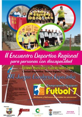 LA PB TOTANA ORGANIZA EL II ENCUENTRO DEPORTIVO REGIONAL PARA PERSONAS CON DISCAPACIDAD