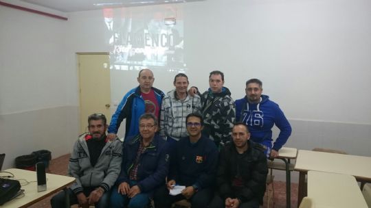 LA PEA BARCELONISTA DE TOTANA DESARROLLA UN CURSO DE FLAMENCO EN EL CENTRO PENITENCIARIO MURCIA I