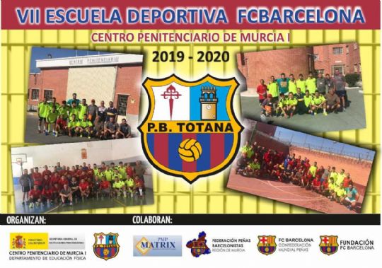 LA PEA BARCELONISTA DE TOTANA ORGANIZA EL TORNEO DE NAVIDAD FTBOL SALA 2019 EN EL CENTRO PENITENCIARIO MURCIA I