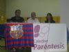 LA PEA BARCELONISTA DE TOTANA COLABORA EN LAS ACTIVIDADES CONMEMORATIVAS DE NUESTRA SEORA DE LA MERCED EN EL CENTRO PENITENCIARIO MURCIA II